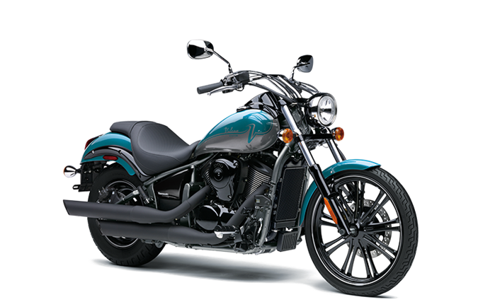 Kawasaki VULCAN 900 CUSTOM BLEU NOCTURNE PERLE / GRIS GRAPHITE MÉTALLISÉ 2022